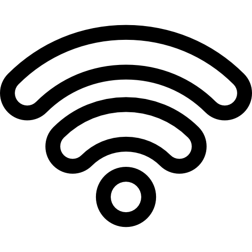 WLAN Symbol Ferienhaus Findling — Zempin